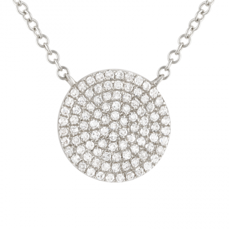 14k Gold Circle Necklace